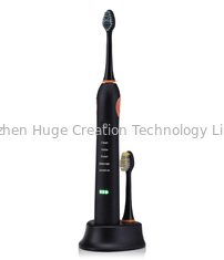 China Zwarte/Witte de Familie Elektrische Tandenborstel van Recharable Sonic met Tijdopnemerfunctie leverancier