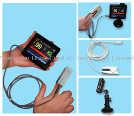 China Digitale het Voertuig Geschikte Verrichting van Oximeter van de Vingertopimpuls met het Aanrakingsscherm leverancier