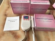 China Van de monitor Foetale Doppler van het zak Prenatale Hart de BABYhartslag roze 2,0 Mhz fabriek