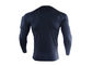 Lange de Sportfitness van het Koker Strakke Overhemd Sneldrogende T-shirt voor Mensen leverancier