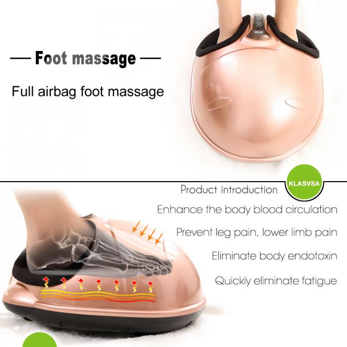Het Verwarmen van voetmassager veel Infrarode het Kneden van het de Massageapparaat van Reflexology van de Luchtcompressie het Huisontspanning